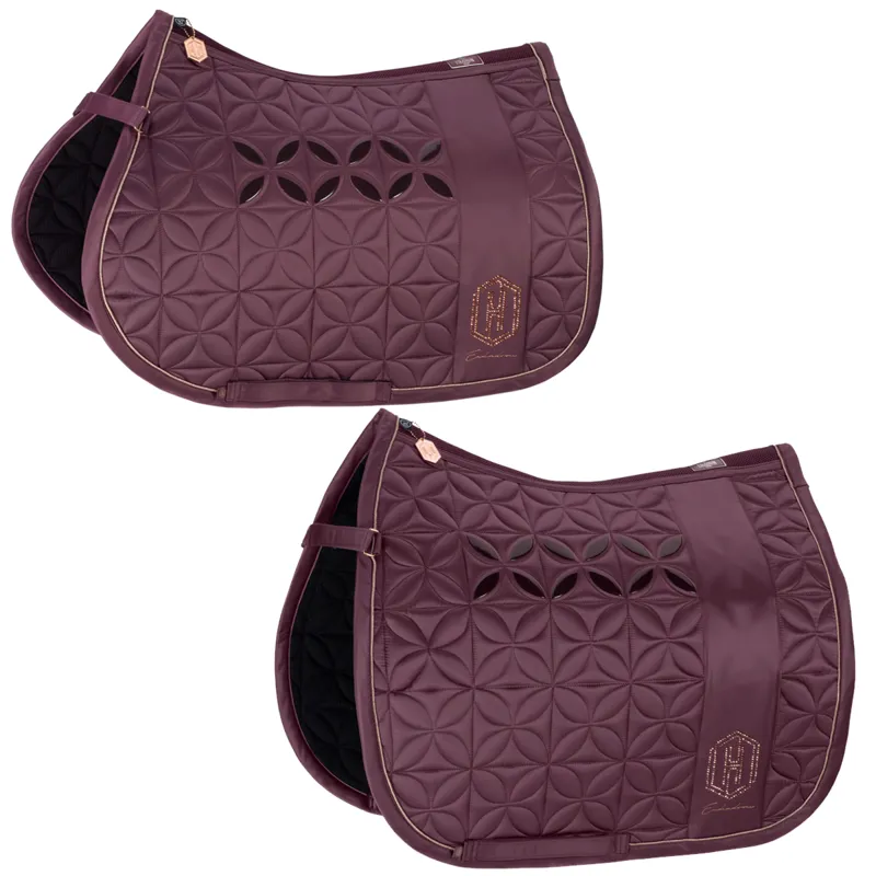 Eskadron Matt Gloss Big Square Saddlecloth Heritage AW23 - Cassis